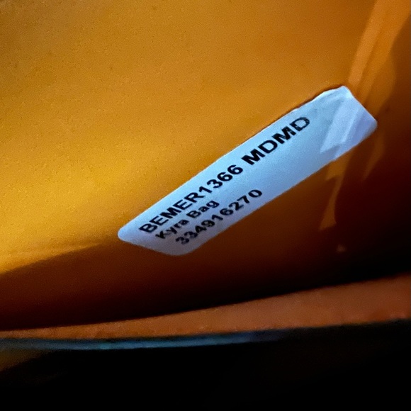 Dooney & Bourke Kyra Shoulder Bag Handbag Purse Midnight Blue Navy leather - Picture 9 of 16